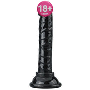 Frowzer Jelly Silicone 14.5 cm Anal ve Vajinal Realistik Penis-Black