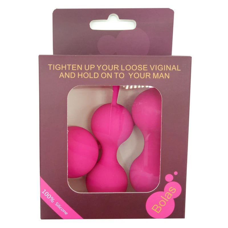 Frowzer Kegel Balls Exercisers Metal Ağırlıklı Kegel Egzersiz Topu Set-Pink