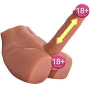 Shequ Peel Hareketli Realistik Erkek Yarım Vücut Masturbator SQ-MAR30022V