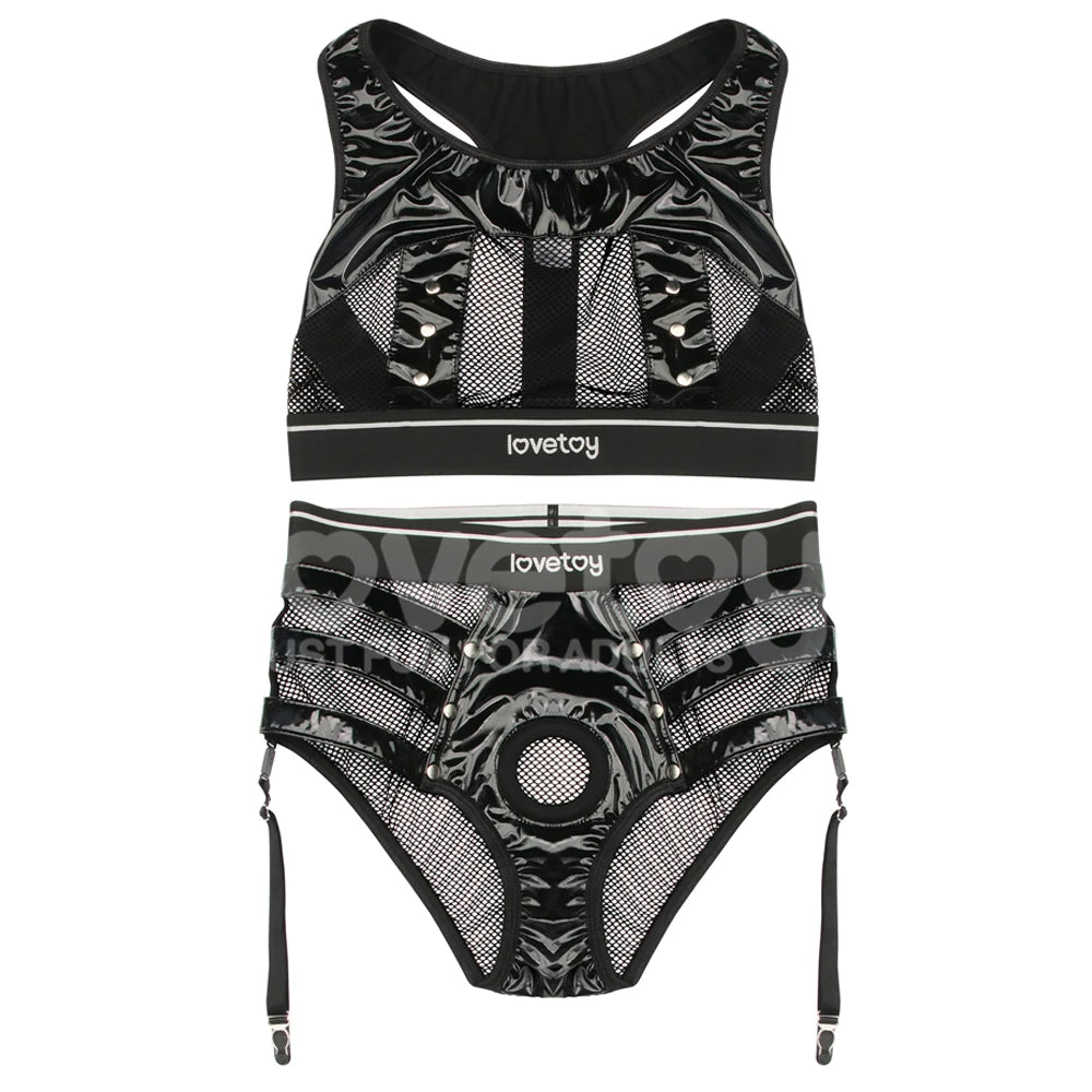 Lovetoy Rebellion Reign Iconic Harness Strap on Set LV781001A XS/S