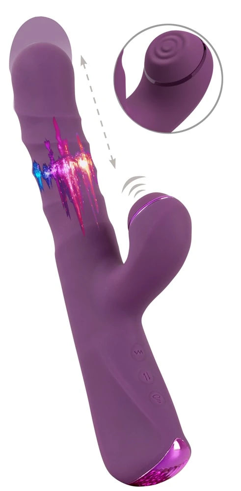 Javida 3 Function Hava Darbeli ve Hareketli Rabbit Vibratör
