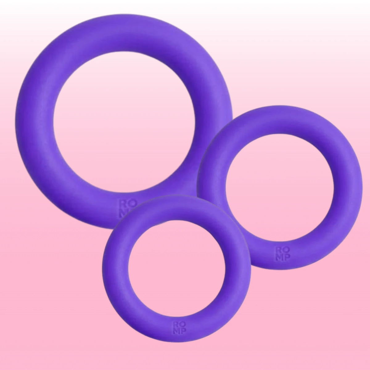 Romp Remix Trio 3 Parçalı Silikon Penis Halkası Seti