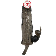 Baile Brave Man Penis Extension Klitoris Uyarıcılı Titreşimli Penis Kılıfı BI-026225-1