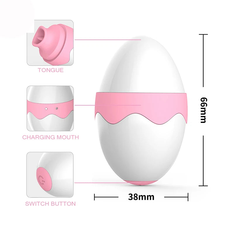 Dibe Sex Massager Hava Darbeli Dil Vibratör