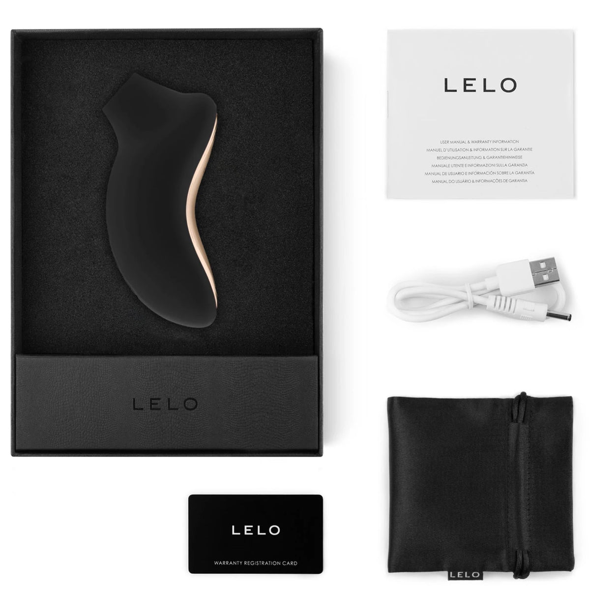 Lelo Sona 2 Cruise Sonic Clitoral Massager Emiş Güçlü Vibratör-Black