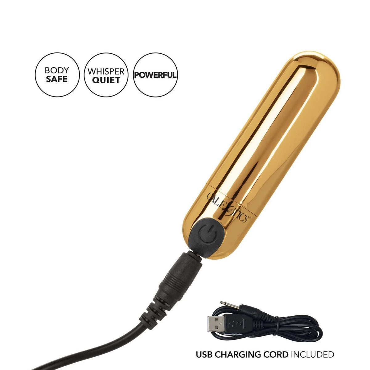 Calexotics Hideaway Bullet Şarj Edilebilir Mini Vibratör-Gold