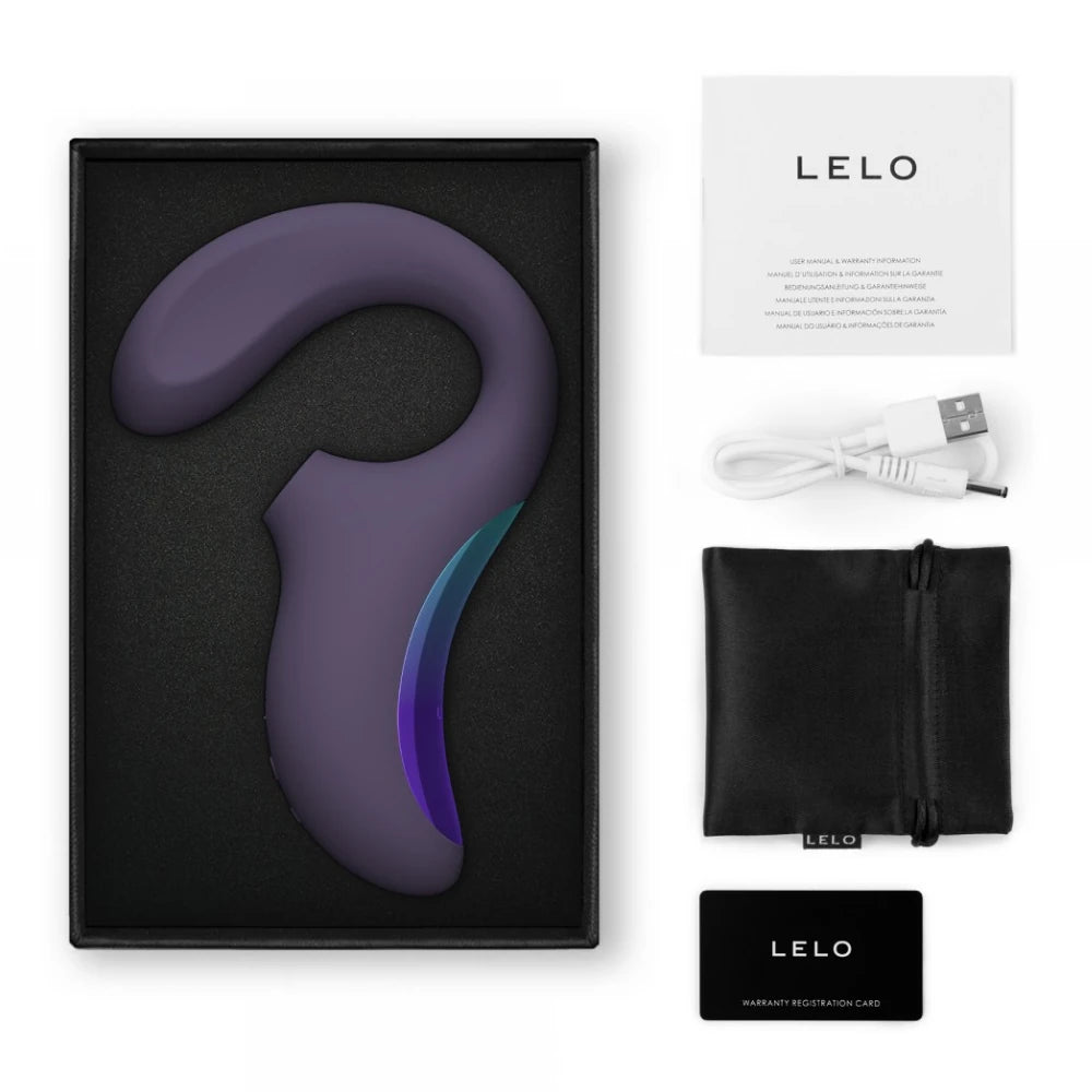 Lelo Enigma Wave Üçlü Uyarımlı Emiş Güçlü G-Spot Vibratör – Purple