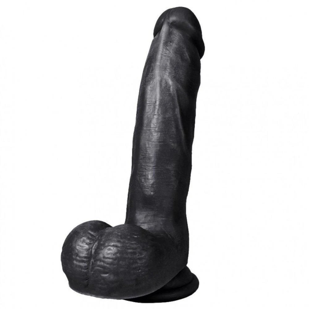 Xise Male Lion Flexible 20 cm Realistik Zenci Penis XS-WBC10031-Black