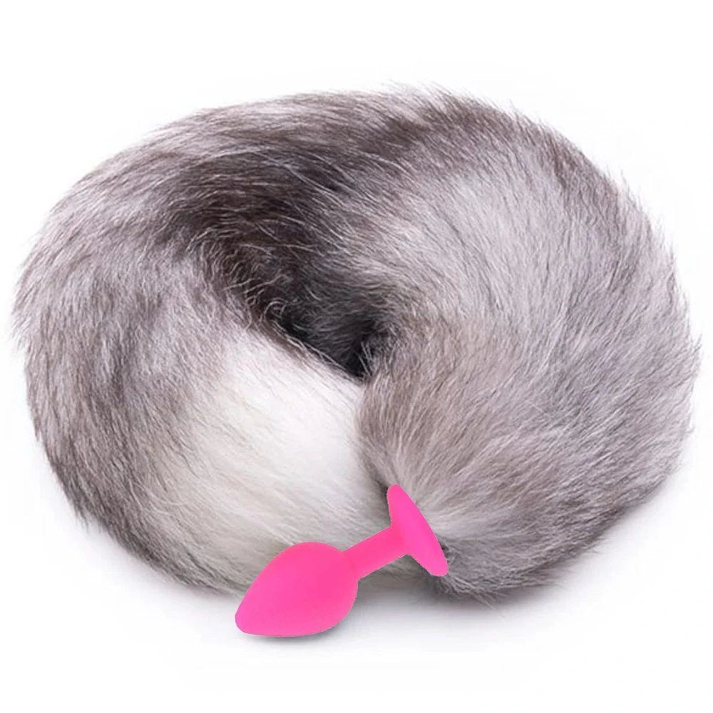 Frowzer Tail Tilki Kuyruklu Pembe Silikon Anal Plug
