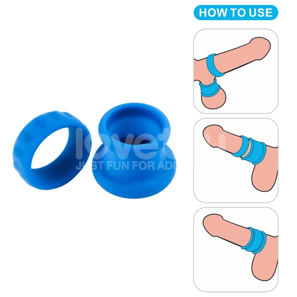 Lovetoy Pinnacle Pro Twin Flex Stretcher Silikon Penis Halkası LV443014
