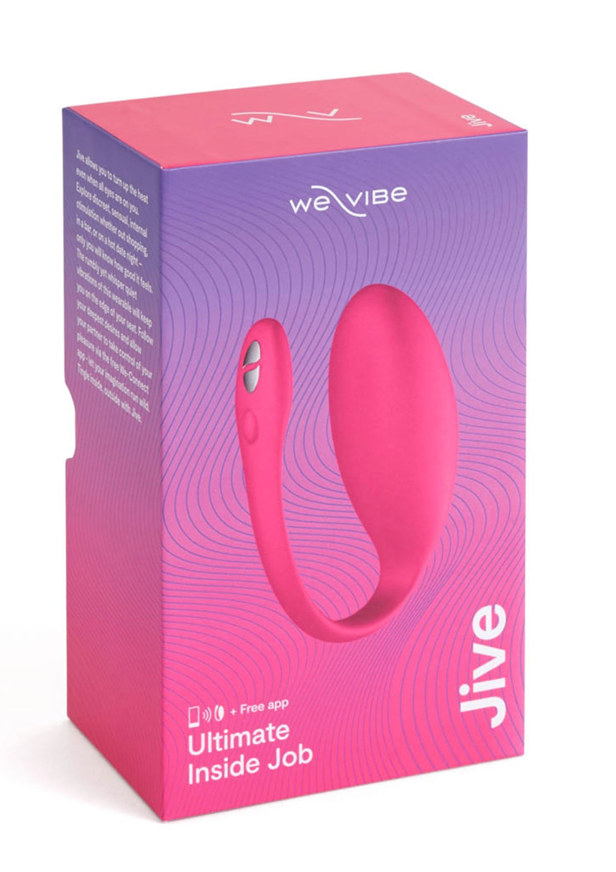 We-Vibe Jive Bullet Wereable Vibe Giyilebilir Telefon Kontrollü Vibratör-Pink