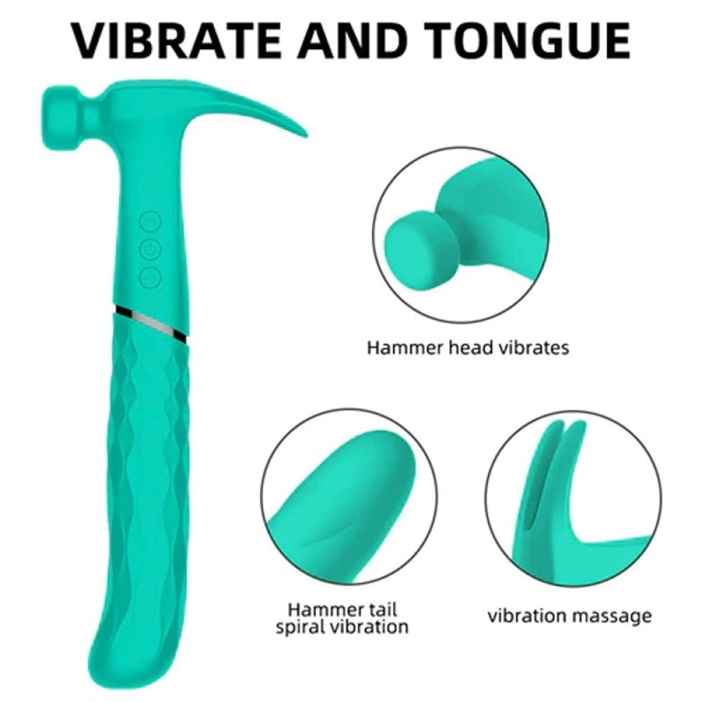 Frowzer Hammer Love Green Ultra Güçlü Çekiç Vibratör