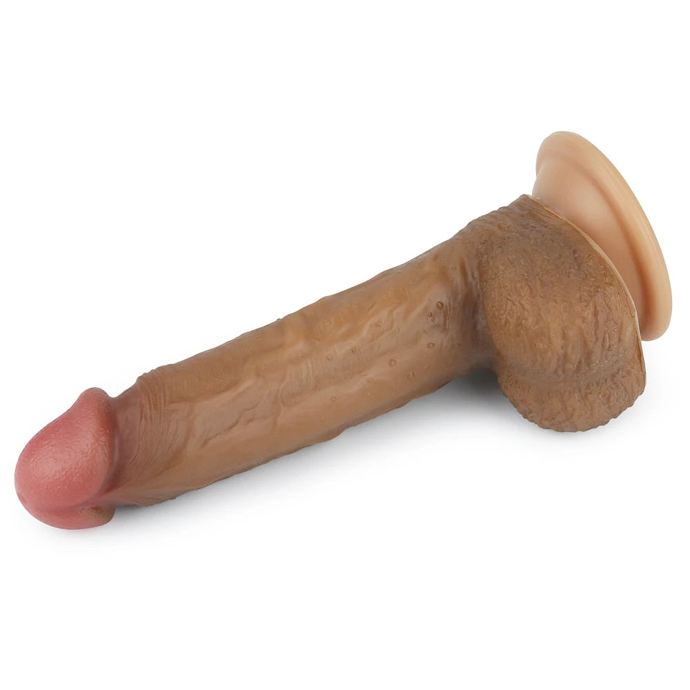 Lovetoy Dual Layered Silicone Cock 21.5 cm Realistik Penis LV4003B