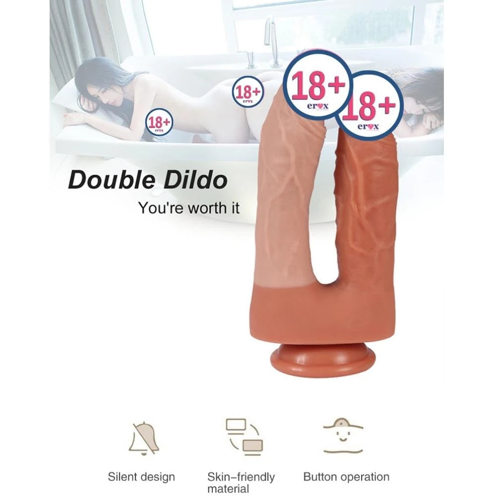 Xise Dildo Jamie Dual Layered Çift Katmanlı Çift Taraflı Penis XS-WBD10076