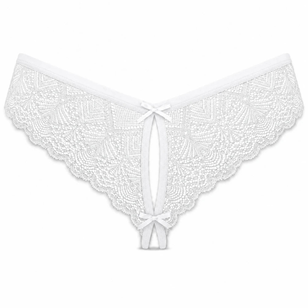 Frowzer Fantasy Wear Luxury Lingerie Brazilian Seksi Tanga-Beyaz