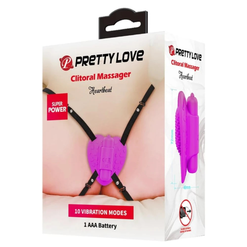 Pretty Love Clitoral Massager Heartbeat Giyilebilir Vibratör