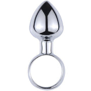 Erox Finger Large Metal Anal Plug