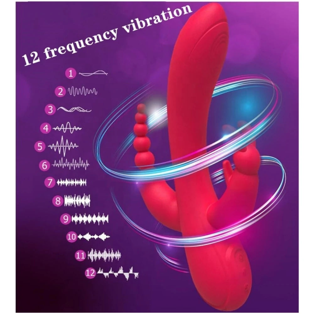 Frowzer World Meilisa 3 İn 1 Clitoral Massager Rabbit Vibratör