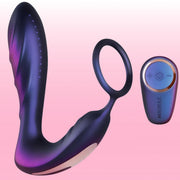 Hueman Black Hole Anal Vibrator With Cockring Anal Vibratör