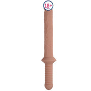 Great sword 32.5 Cm Tutmalı Çift Taraflı Dildo