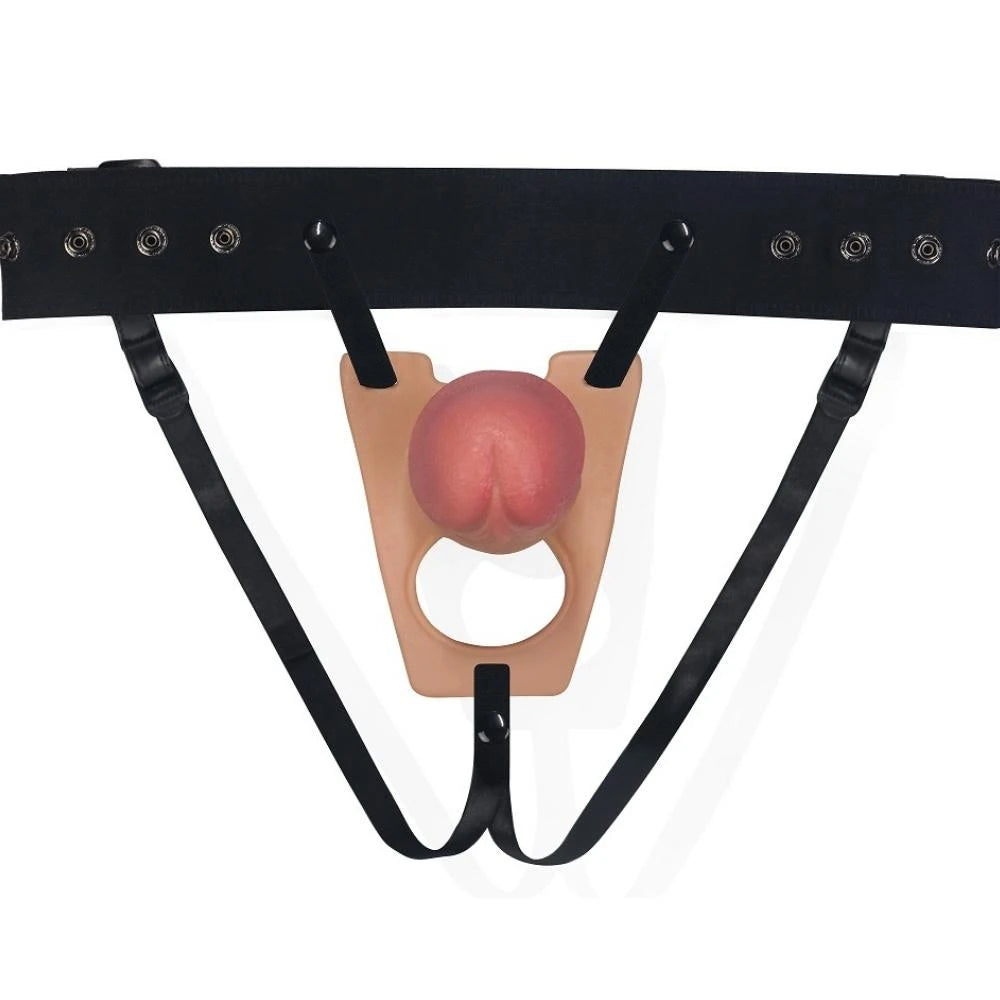 Lovetoy İngen Hollow Big İçi Boş Belden Bağlamalı Kemerli Penis LV415002