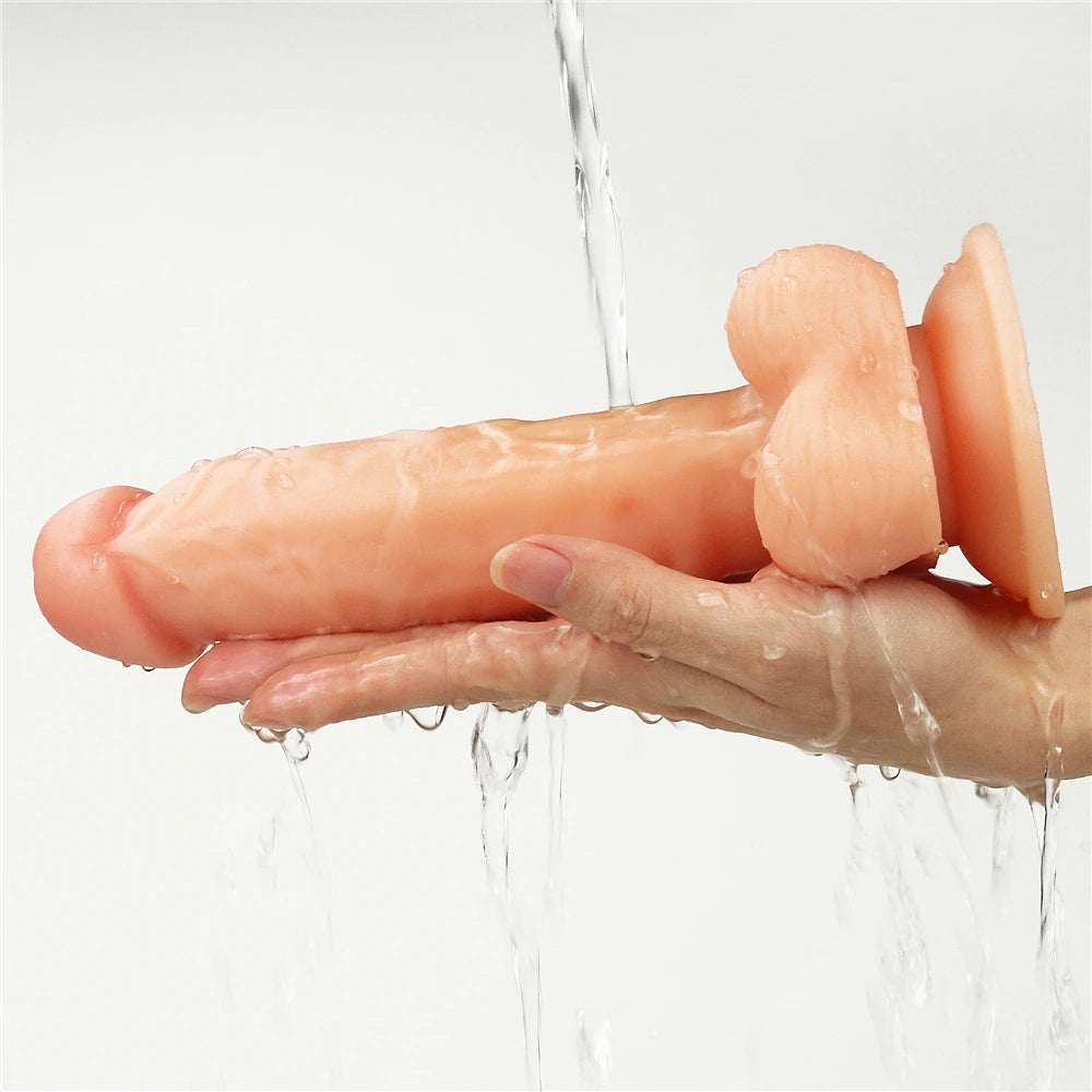 Lovetoy The Ultra Soft Dude 20 Cm Belden Bağlamalı Realistik Penis