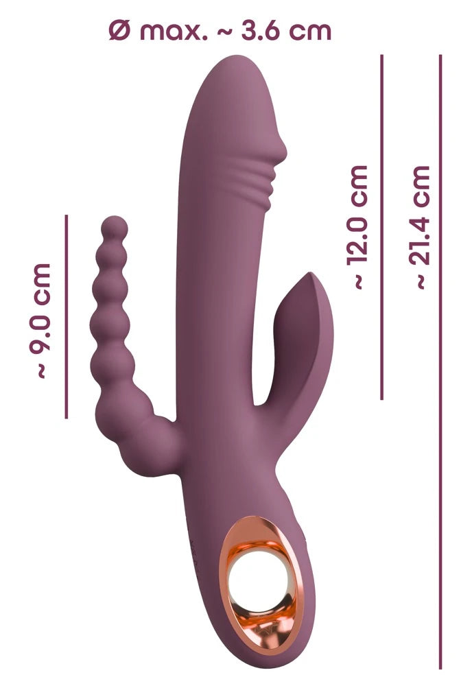 You2Toys Slim Triple Plum 3 Nokta Uyarıcı Rabbit Vibratör