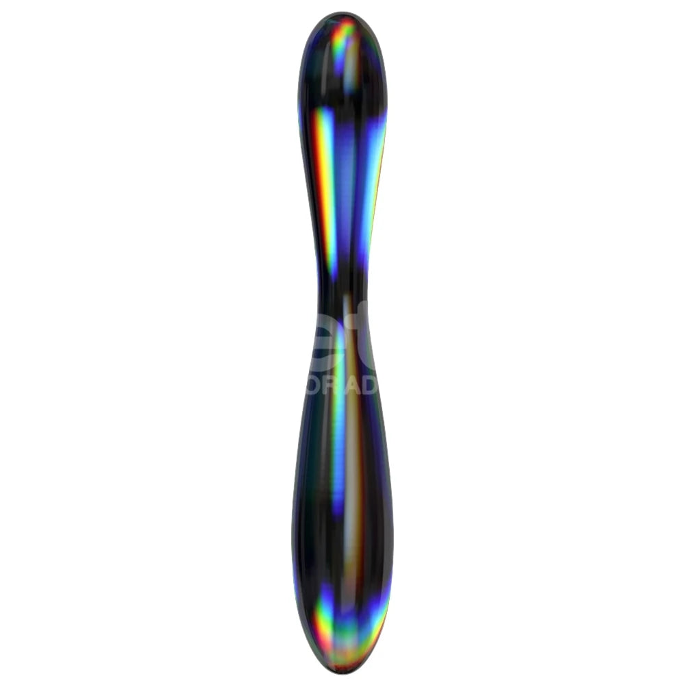 Lovetoy Twilight Gleam Glass Dildo-Double Delight Çif Taraflı Cam Dildo LV610025