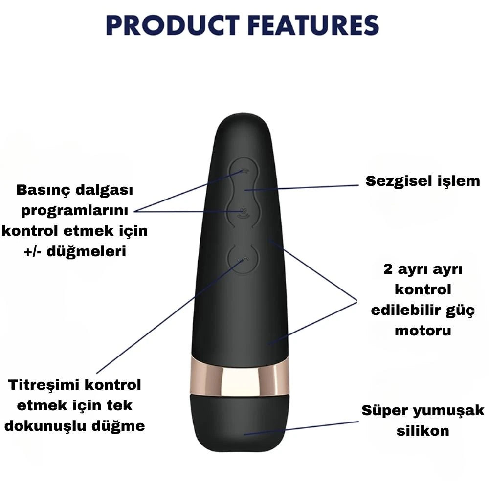 Satisfyer Pro 3 Emiş Güçlü Vibratör