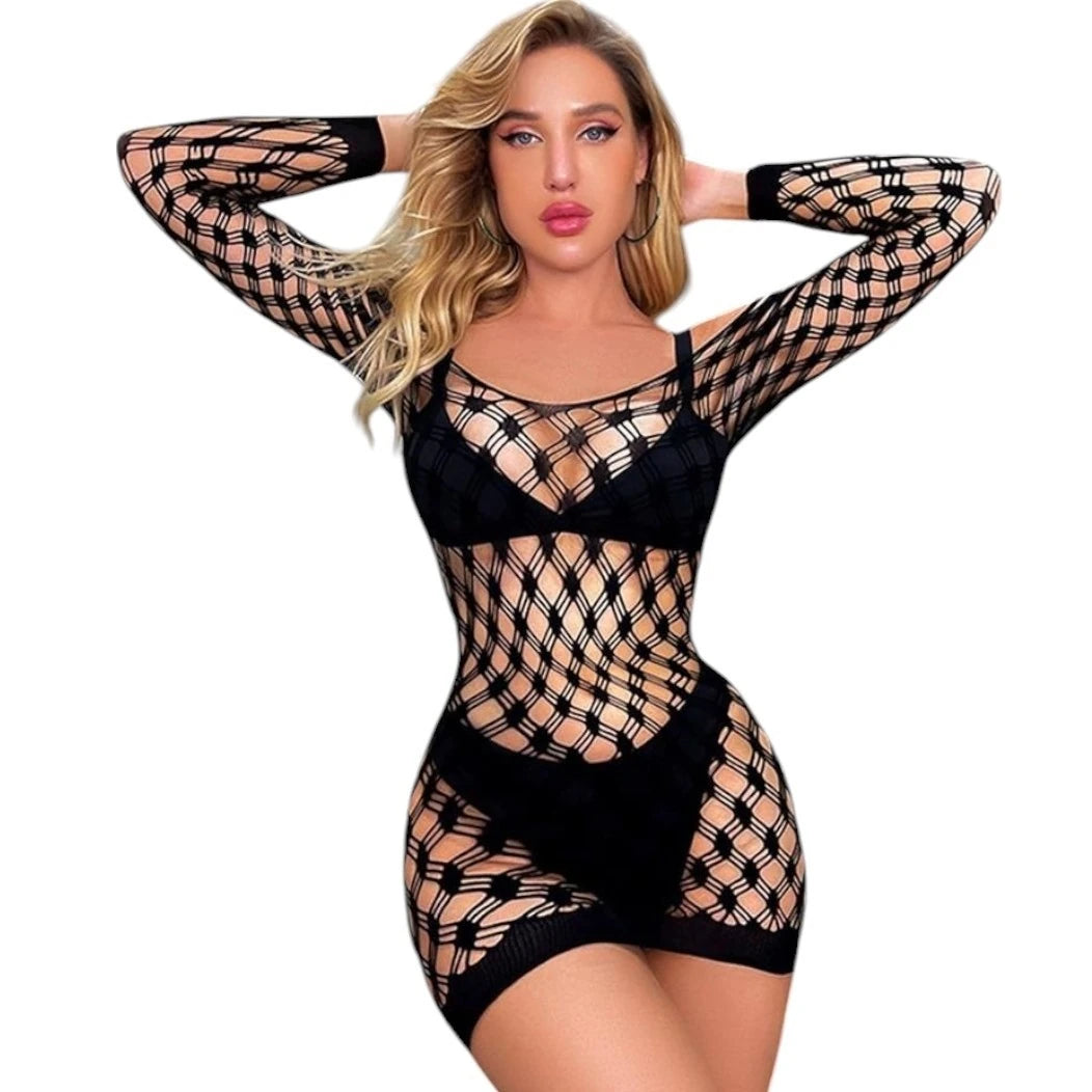 Erox She Fantasy Wear Mini Seksi Vücut Çorabı