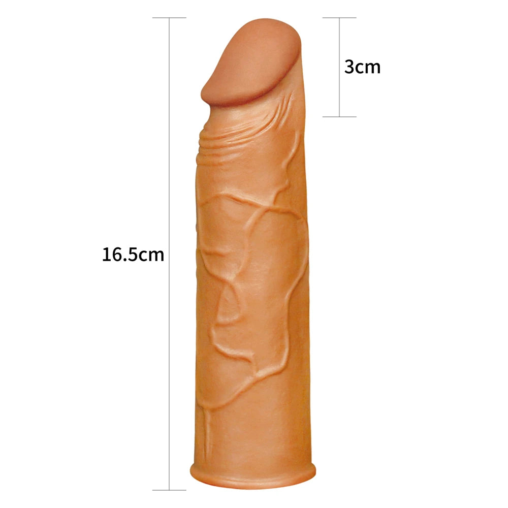 Lovetoy Pleasure X-Tender Realistik Penis Kılıfı LV1050B