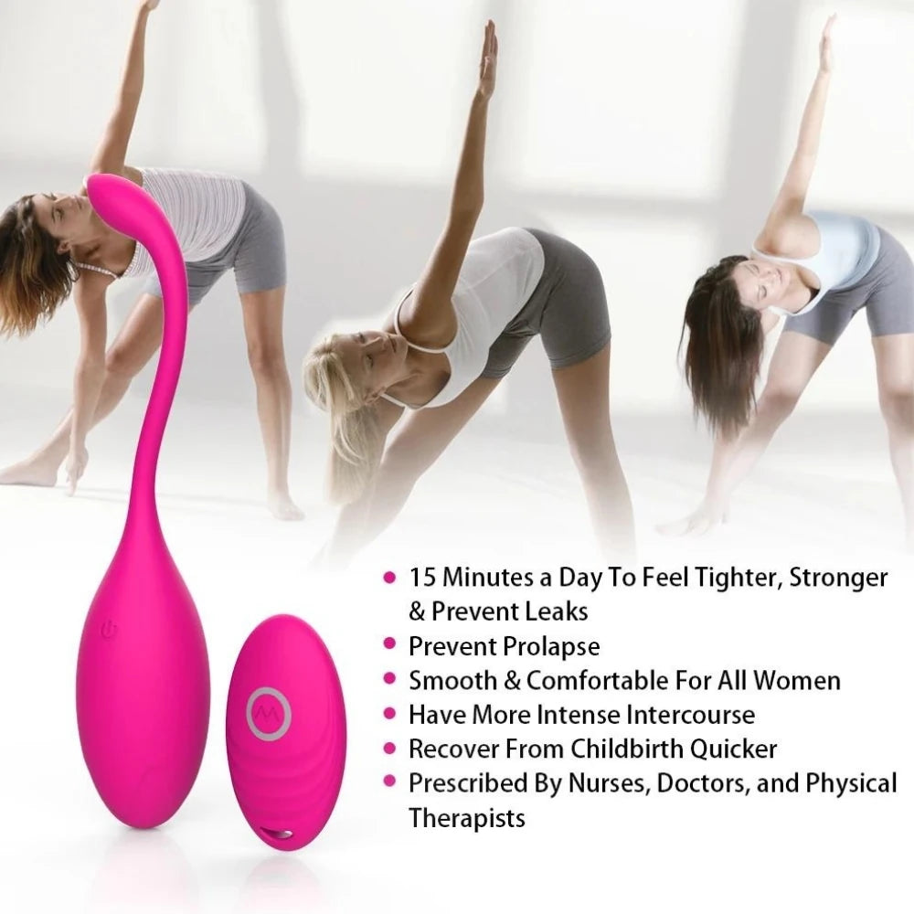 Frowzer Benwa Balls Uzaktan Kumandalı Kegel Egzersiz Vibratörü-Purple