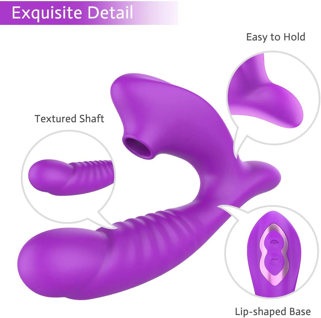 Frowzer Emiş Güçlü ve G-Stimulant 10 Mod Vibrator