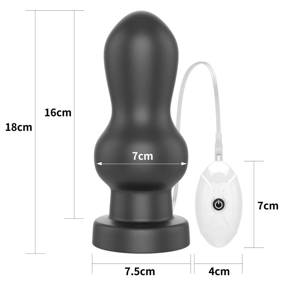 Lovetoy Anal Rammer 18 cm Titreşimli Büyük Anal Plug