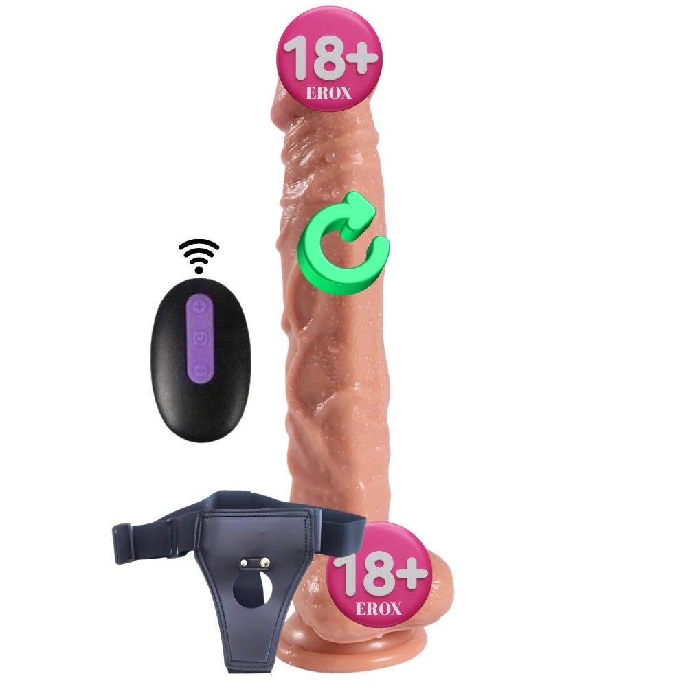 Shequ Jihad Knight 25 Cm Kemerli Dönebilen Realistik Penis