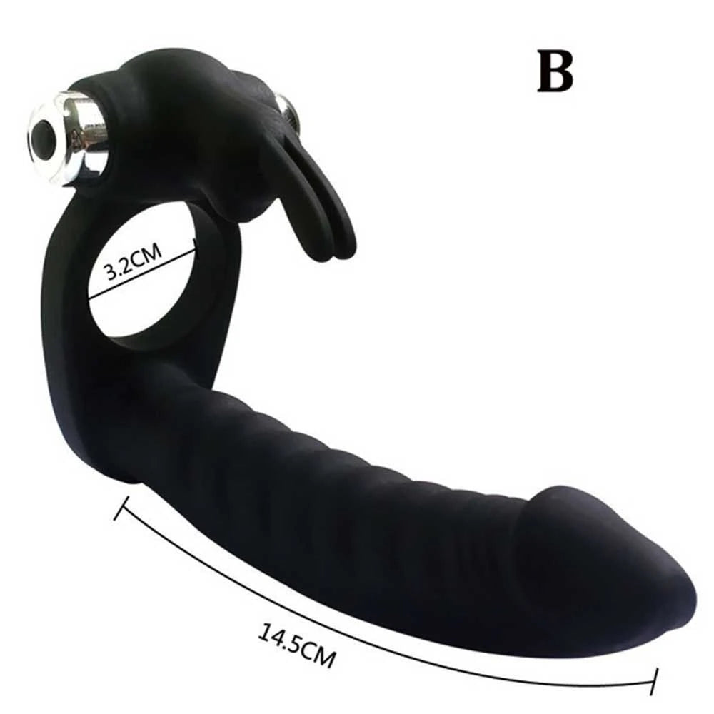 Frowzer Trinity Fun Lovers Red Çift Yönlü İlişki Anal Vibratör Black