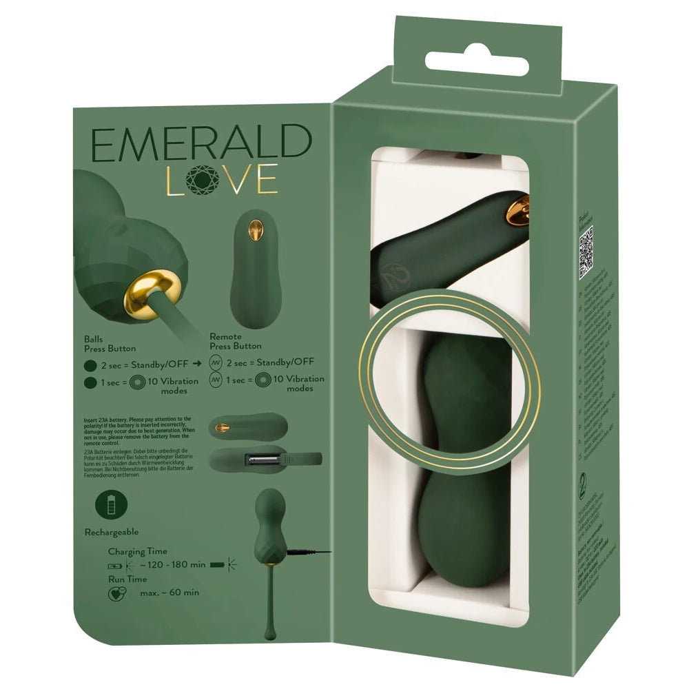 Emerald Love Luxurious Uzaktan Kumanda Kegel Vibratör