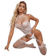 Erox Fantasy Wear Özel Bölgesi Açık Dekolteli Vücut Çorabı