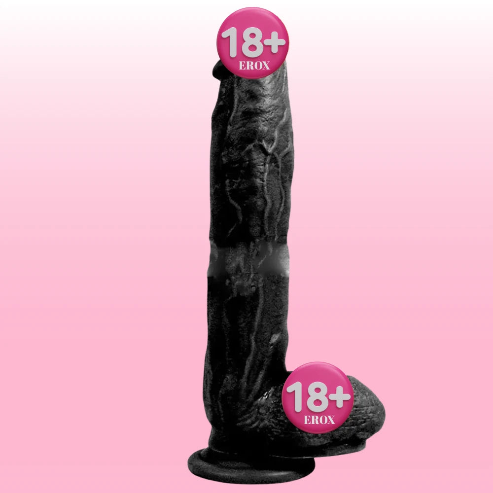 Xise Dildo Series Blade Master 29.5 cm Büyük Realistik Penis XS-WBC10040-Black