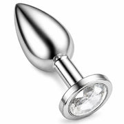 Frowzer Anal Fantasy Luxury Diamond White Taşlı Çelik Metal Anal Plug – Small