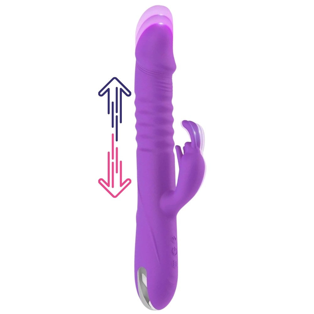 Erox G-Fantasy Aise Bionic Design İleri Geri Hareketli Rabbit Vibratör