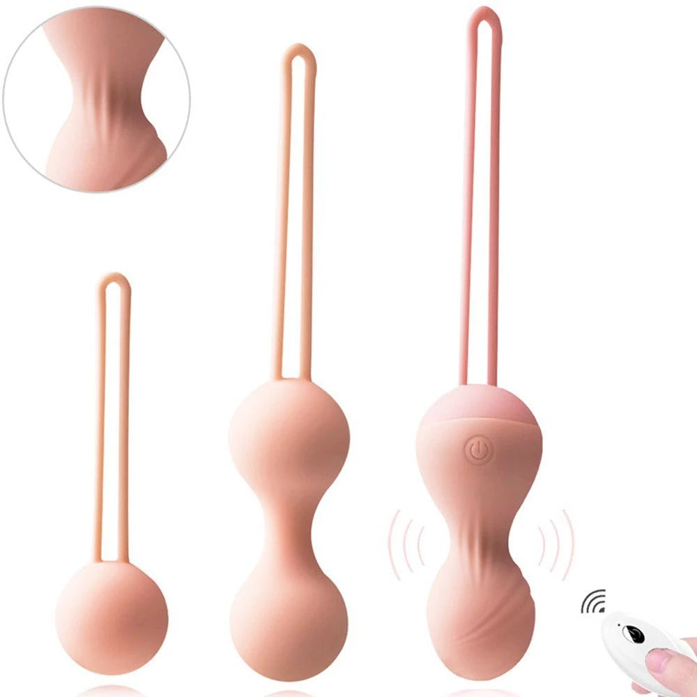 Frowzer Exuis Balls Set Uzaktan Kumanda Kegel Egzersiz Vibratörü