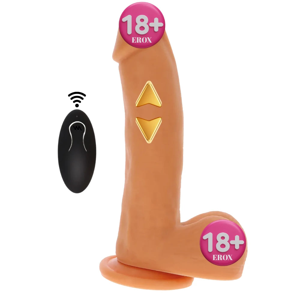 ToyJoy Naked Thrusting Dildo Silicone İleri Geri Hareketli Realistik Penis 19.5 Cm.