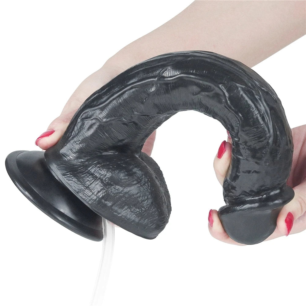 Lovetoy Squirt Extreme Dildo 28 Cm Boşalabilir Kemerli Realistik Penis LV116026