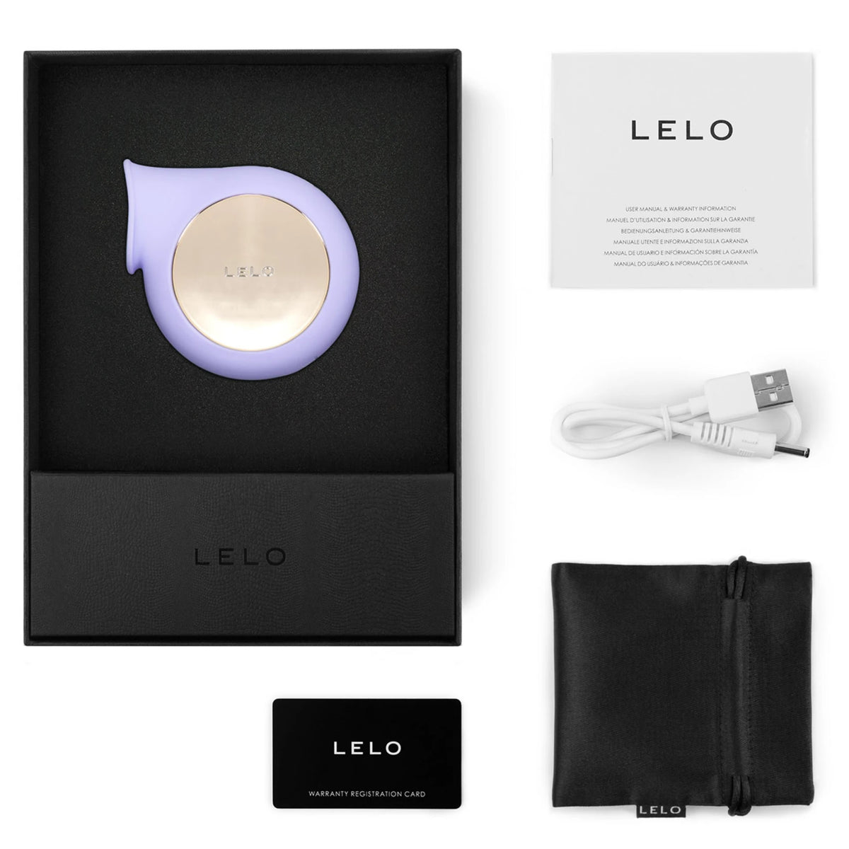 Lelo Sila Cruise Sonic Massager Emiş Güçlü Vibratör-Lilac