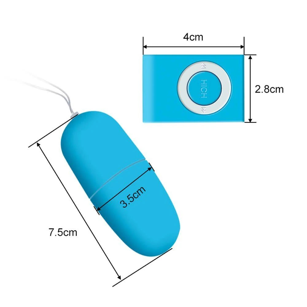 Frowzer Exovid 20 Mod Uzaktan Kumandalı Giyilebilir Vibratör-Blue