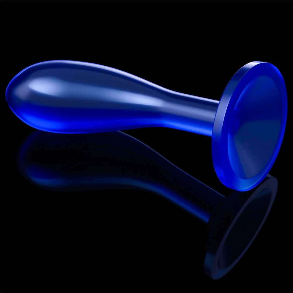 Lovetoy Flawless Clear Prostate Plug 15 Cm Blue Silikon Anal Plug LV310319