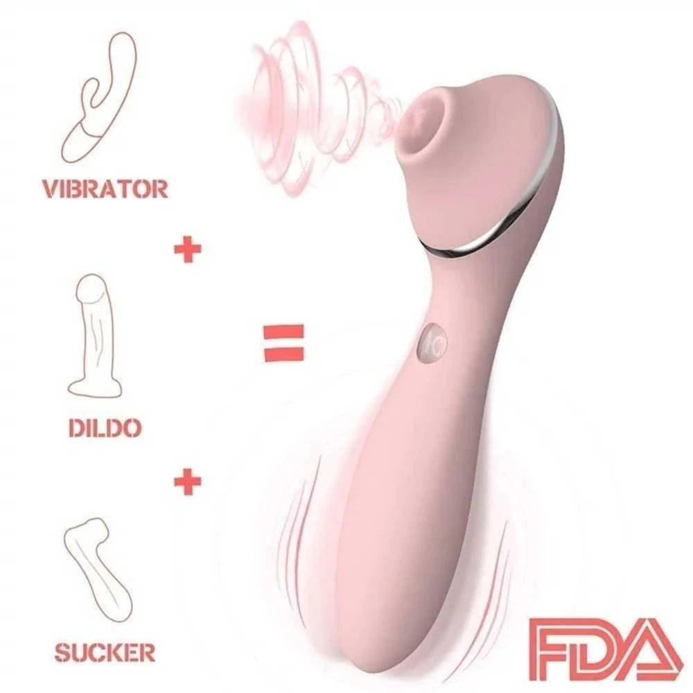 KissToy Polly Air Pulse Warming Vibe Pink Püskürtmeli Isıtmalı Vibratör