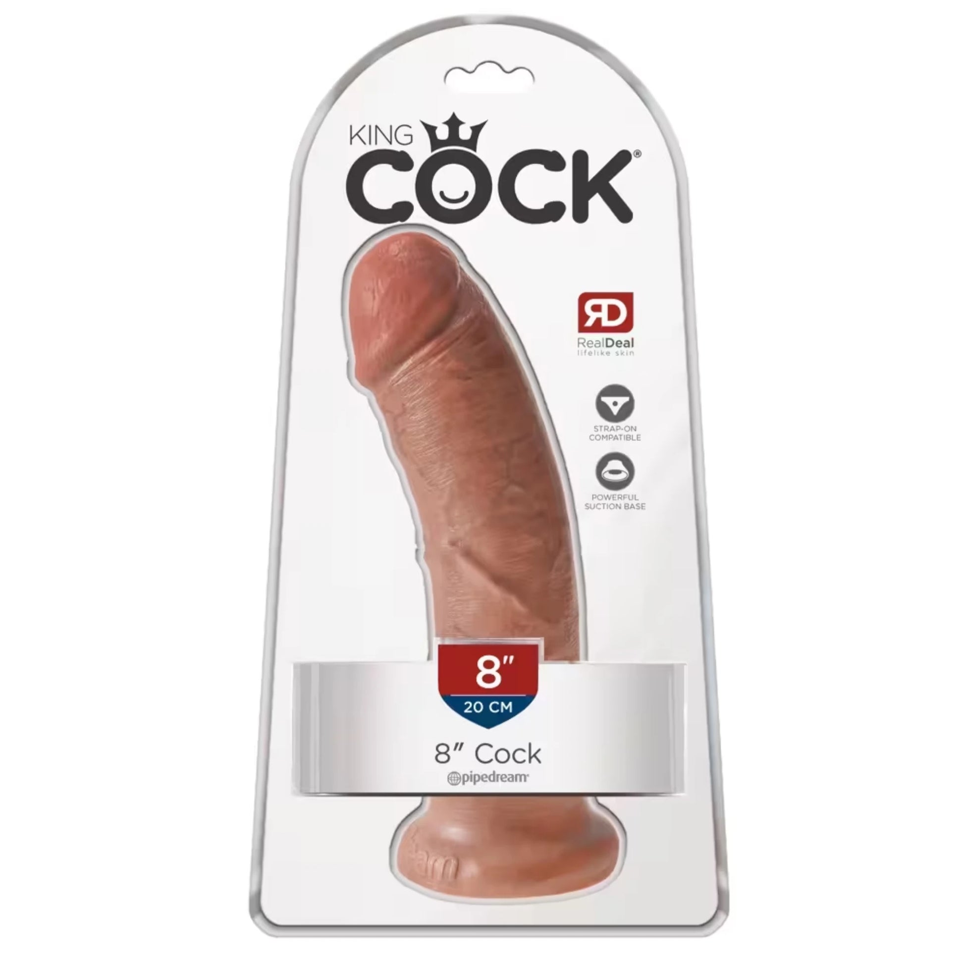Pipedream King Cock 7 Inch Testissiz Realistik Penis