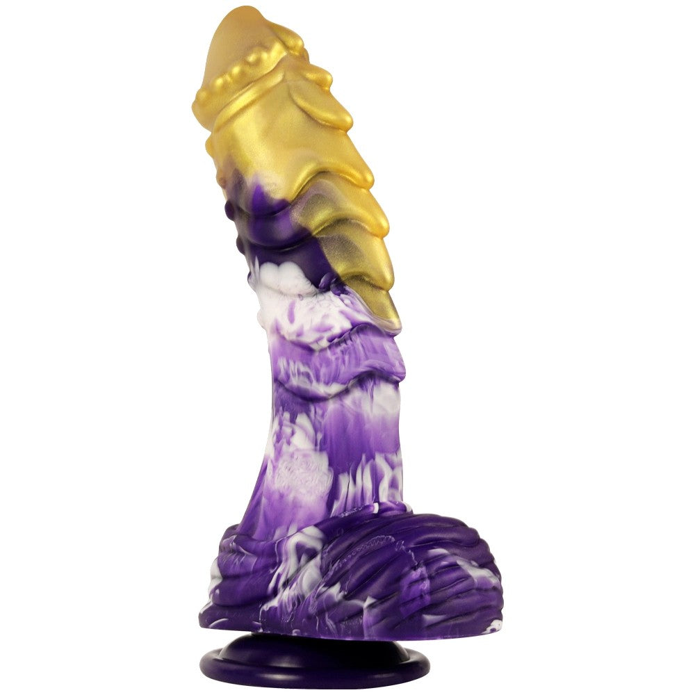 Shequ Jelly Animal Dildo Monster 37 Realistik Penis SQ-WBD10115-Yellow